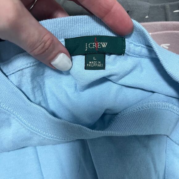 J. Crew Men's Light Blue Long Sleeve Top Size Large - Picture 5 of 6